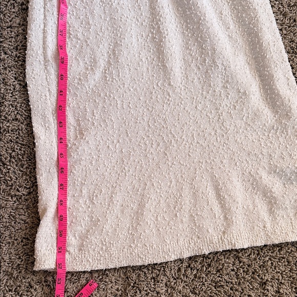 SHEIN Cream Maxi Dress with Draped Neckline - Picture 7 of 8